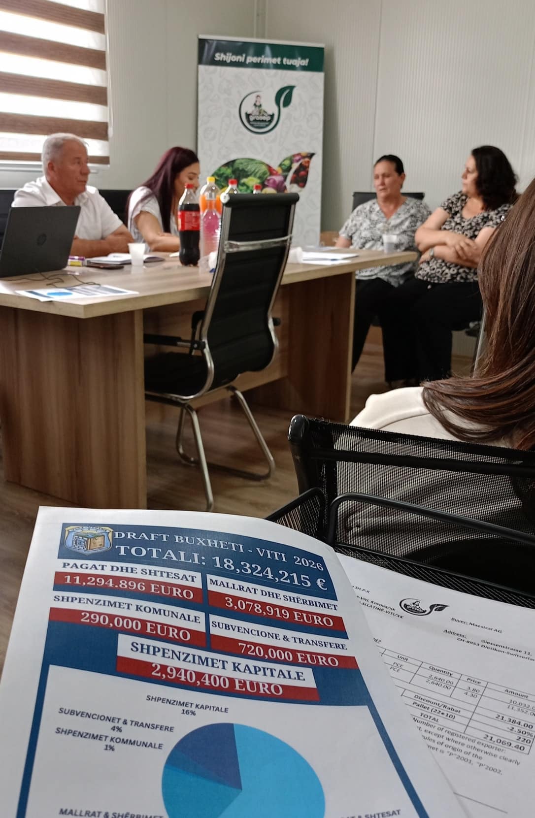 U mbajt takimi buxhetor në fabrikën Grasep